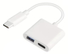 OTG Budget Adapter, USB-C male to USB-C Female & USB-A Female