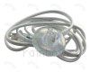 Mains lead for yo-yo iBook/PowerBook Charger 3-Pin Pale Grey, US